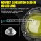Proiector LED Offroad ALB+GALBEN 30W 12V-24V Incastrabil, Flood Beam - FLR-30W