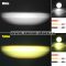 Proiector LED Offroad ALB+GALBEN 30W 12V-24V Incastrabil, Flood Beam - FLR-30W
