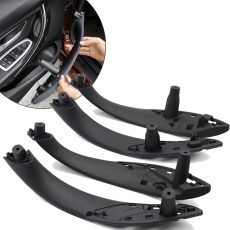 Set manere interioare portiere pentru BMW Seria 3 F30, F31, Negre - IHF30-1318B