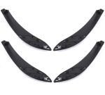   Set manere interioare portiere pentru BMW Seria 3 GT F34, Negru - IHF30-1318B RF+LF