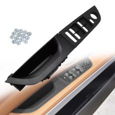 Panou / maner portiera sofer fara oglinzi rabatabile pentru BMW Seria 3 E90/E91, negru, 37,5 cm - MHE90LL-0512B (Black)