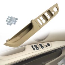 Panou / maner portiera sofer fara oglinzi rabatabile pentru BMW Seria 3 E90/E91, crem, 35,5 cm - MHE90LS-0512C (Crem)