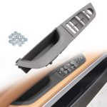   Panou / maner portiera sofer, cu oglinzi rabatabile pentru BMW Seria 3 E90/E91, gri, 35,5 cm - MHE90HS-0512G (Grey)